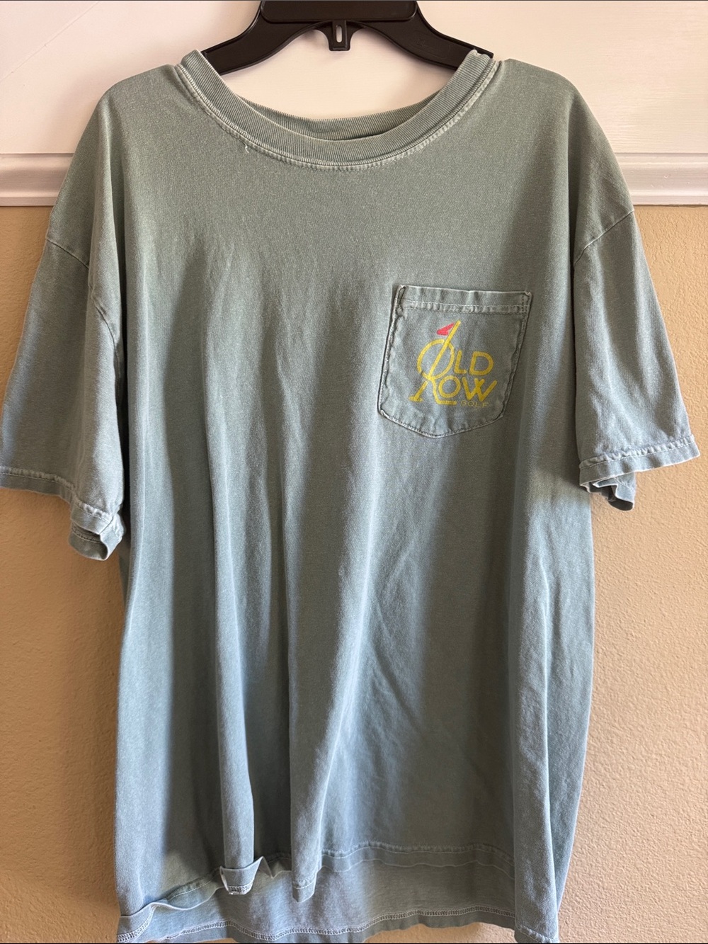 Old Row Men's Short-Sleeve Pocket Tee in Sage